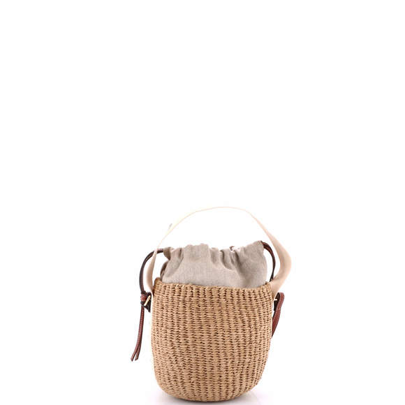Chloe Small Woody Basket Tote Woven Raffia - Picture 3 of 5